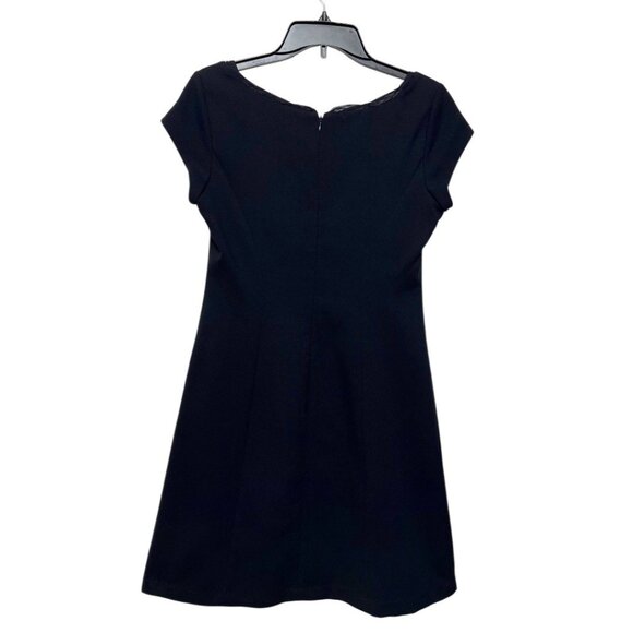Cabi Scoop Neck Knee-Length Sheath Dress in Black Size 6 - Picture 2 of 8